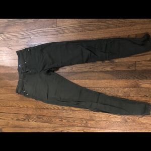 AG Farrah Olive Green Jean